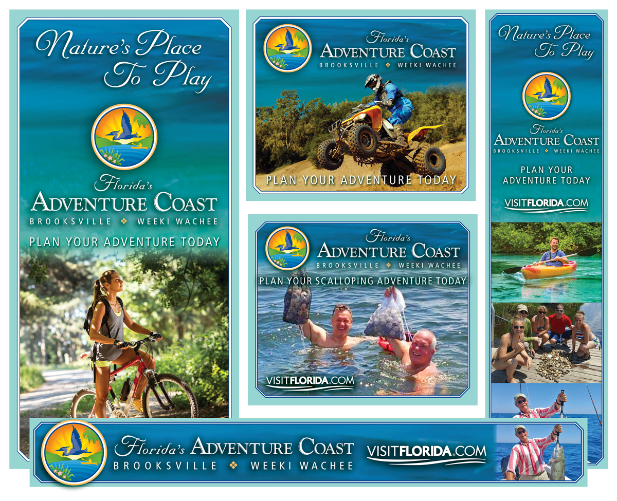 Hernando County Tourism Visit Florida & Orlando Sentinel Digital Ad Design