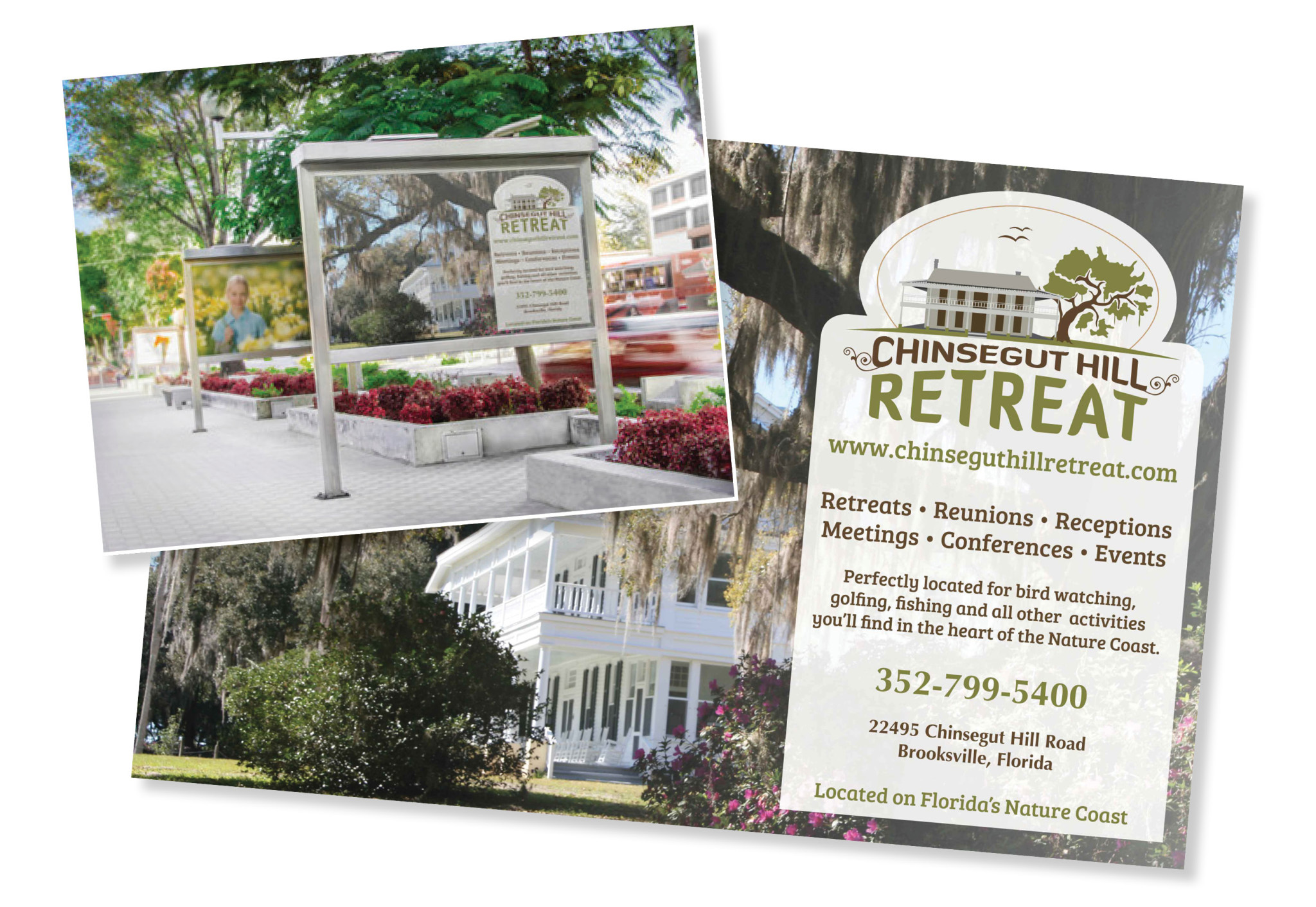 Postcard and Signage Graphic Design Hernando County Florida