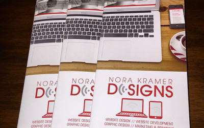 Nora Kramer Designs Printed Brochure