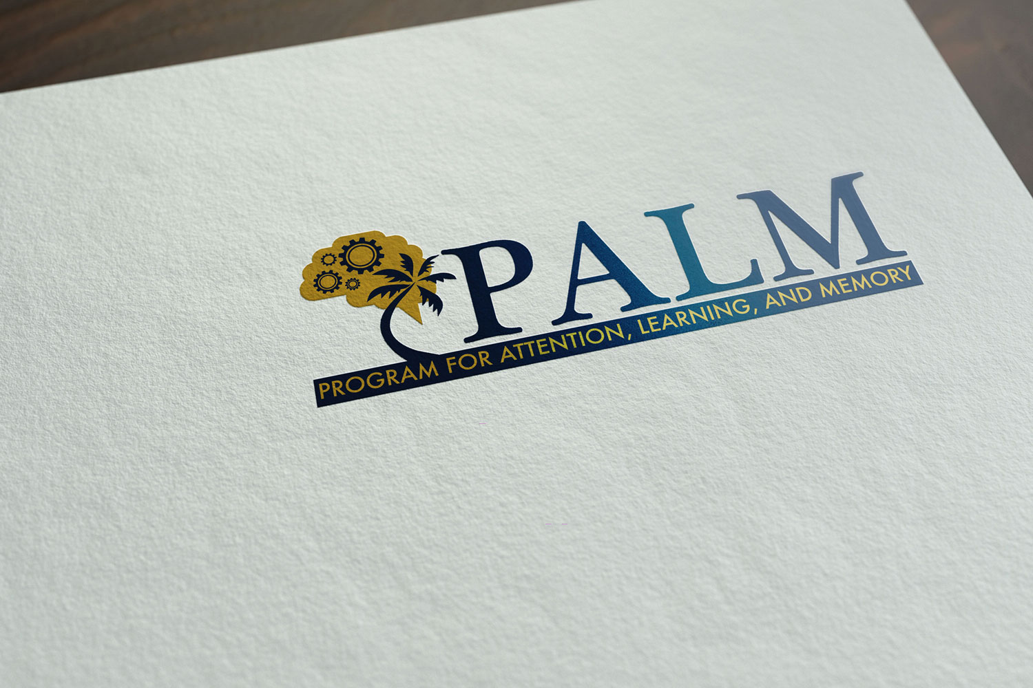 Palm Logo Letterhead Foil Printing
