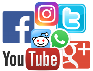 Popular social platforms